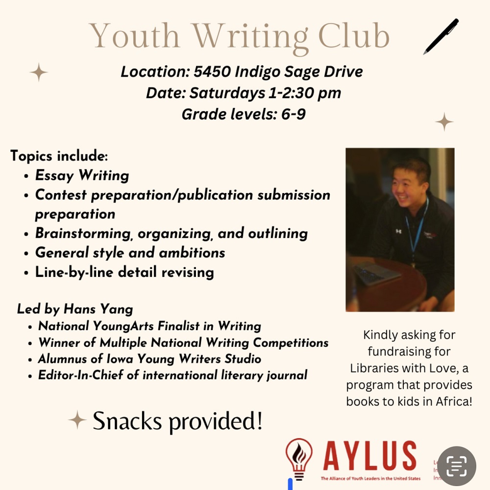 AYLUS Youth Writing Club