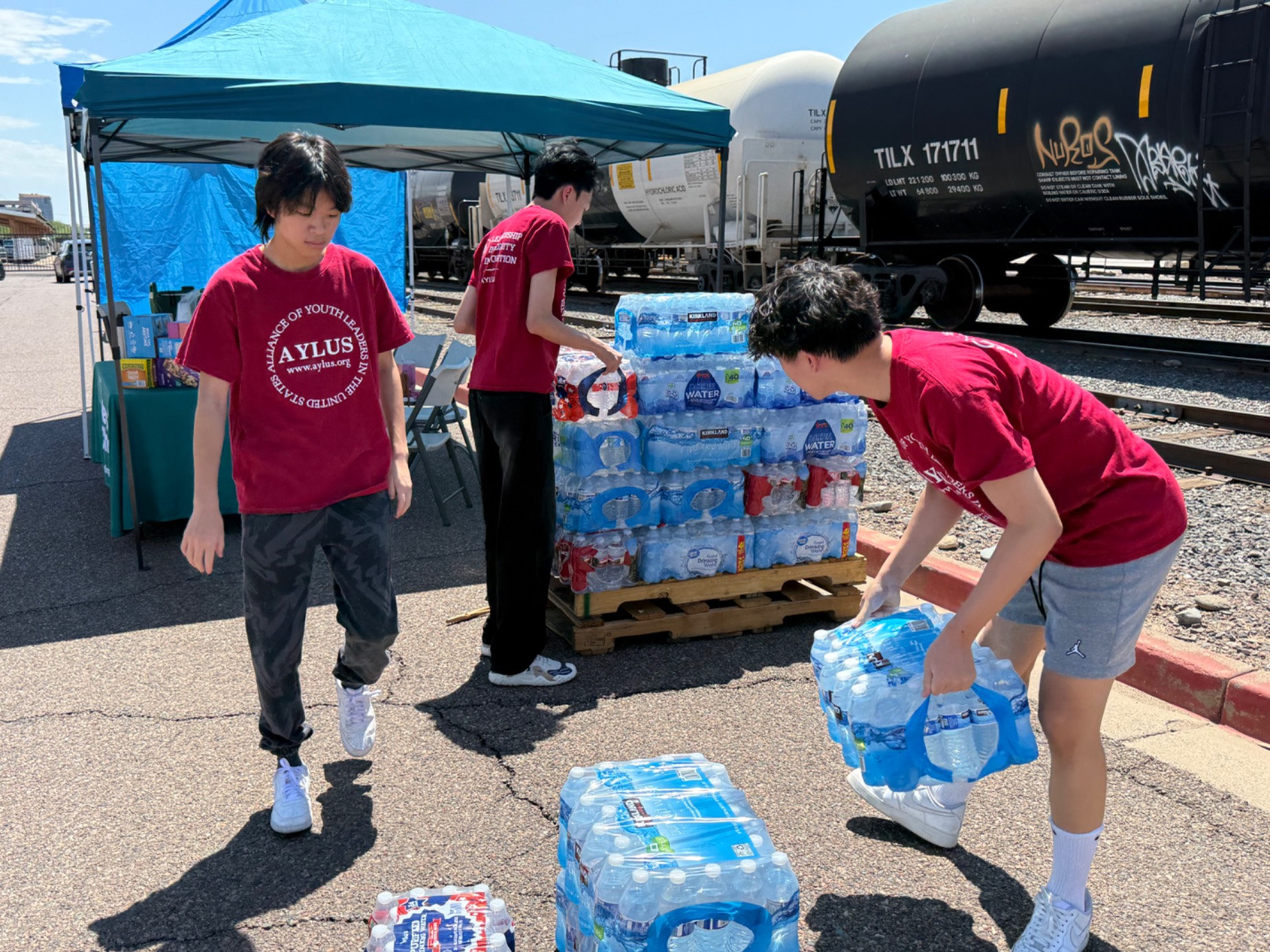 AYLUS Scottsdale Branch Volunteers at Thirst Aid Collection Event-August on Aug 1, 2026