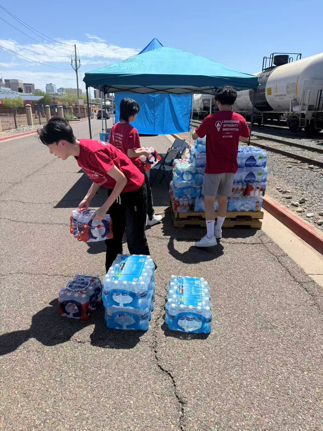 AYLUS Scottsdale Branch Volunteers at Thirst Aid Collection Event-August on Aug 1, 2026