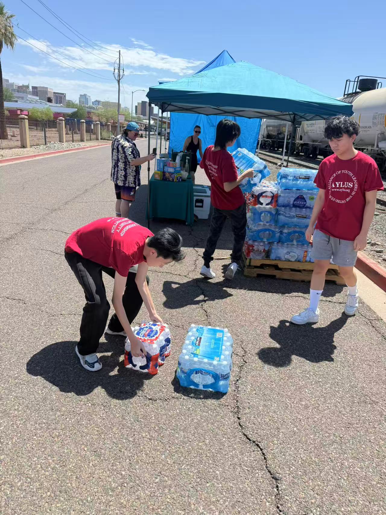 AYLUS Scottsdale Branch Volunteers at Thirst Aid Collection Event-August on Aug 1, 2026