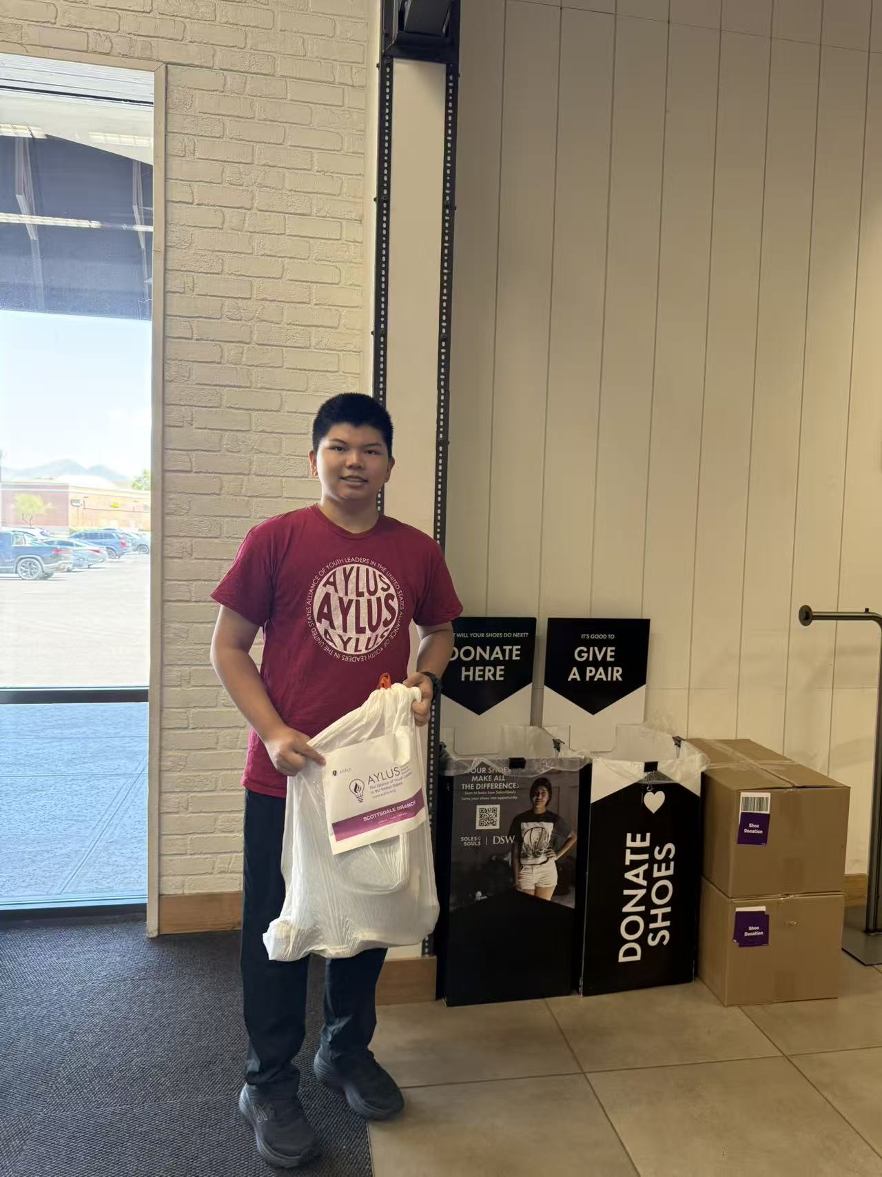 AYLUS Scottsdale Branch Volunteers at Sole4Souls Shoes Donations on Aug 31, 2026