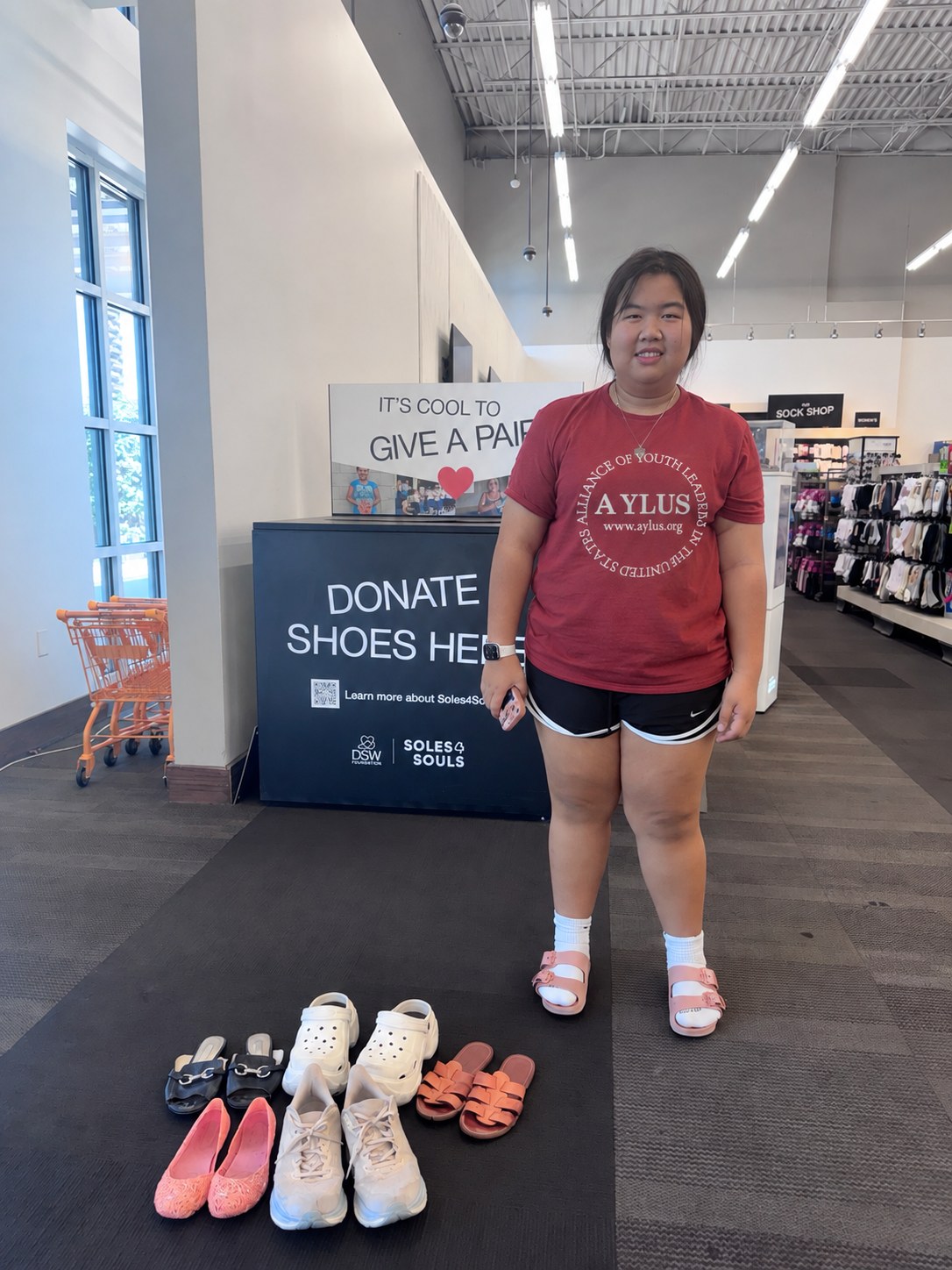 AYLUS Scottsdale Branch Volunteers at Sole4Souls Shoes Donations on Aug 31, 2026