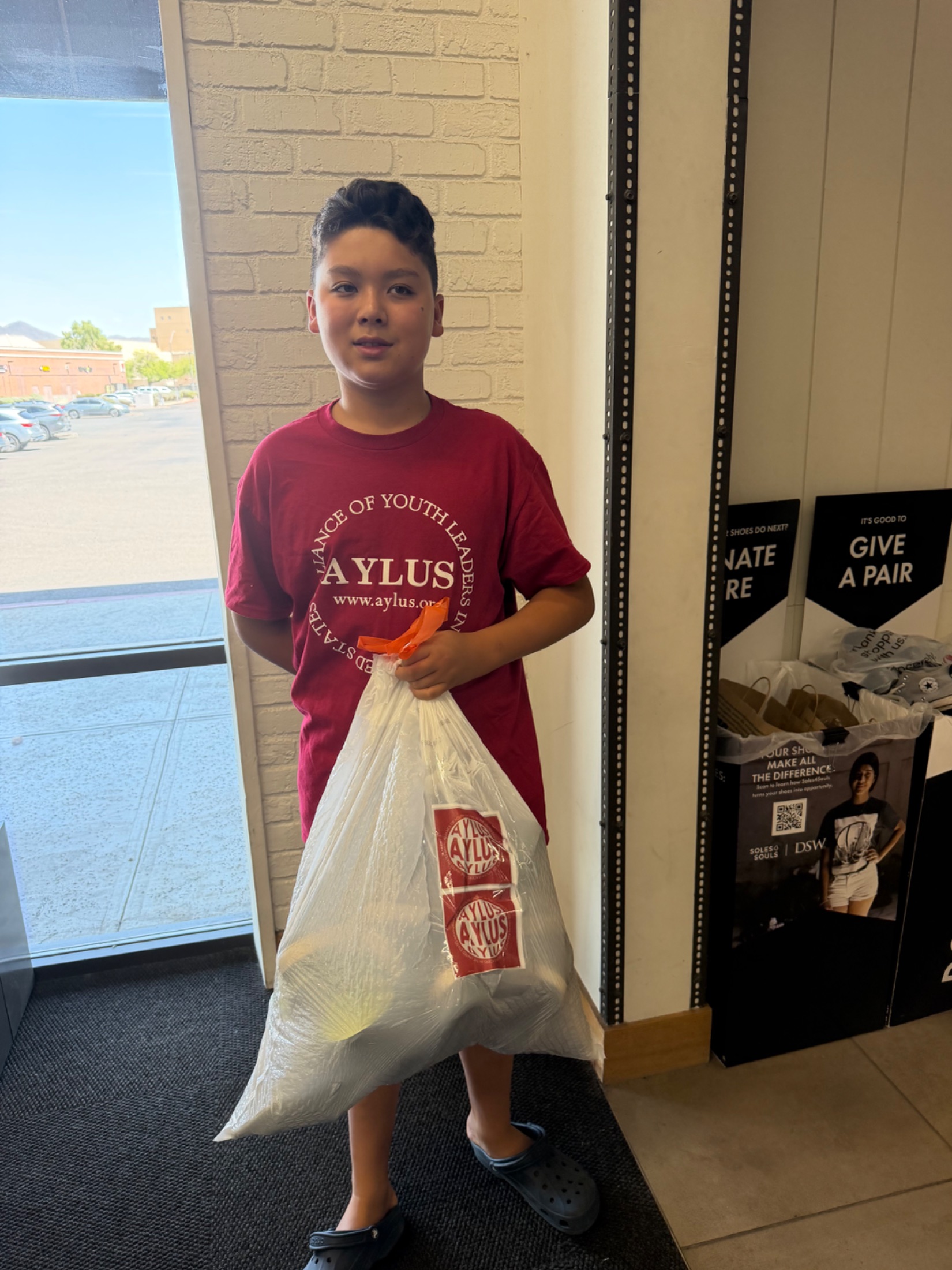 AYLUS Scottsdale Branch Volunteers at Sole4Souls Shoes Donations on Aug 31, 2026