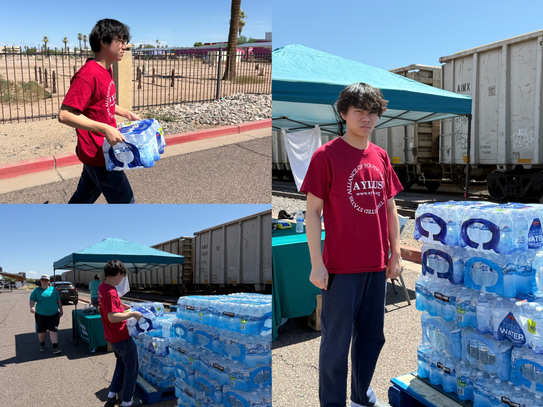 AYLUS Scottsdale Branch Volunteers at Thirst Aid Collection - September on Sep 12, 2026