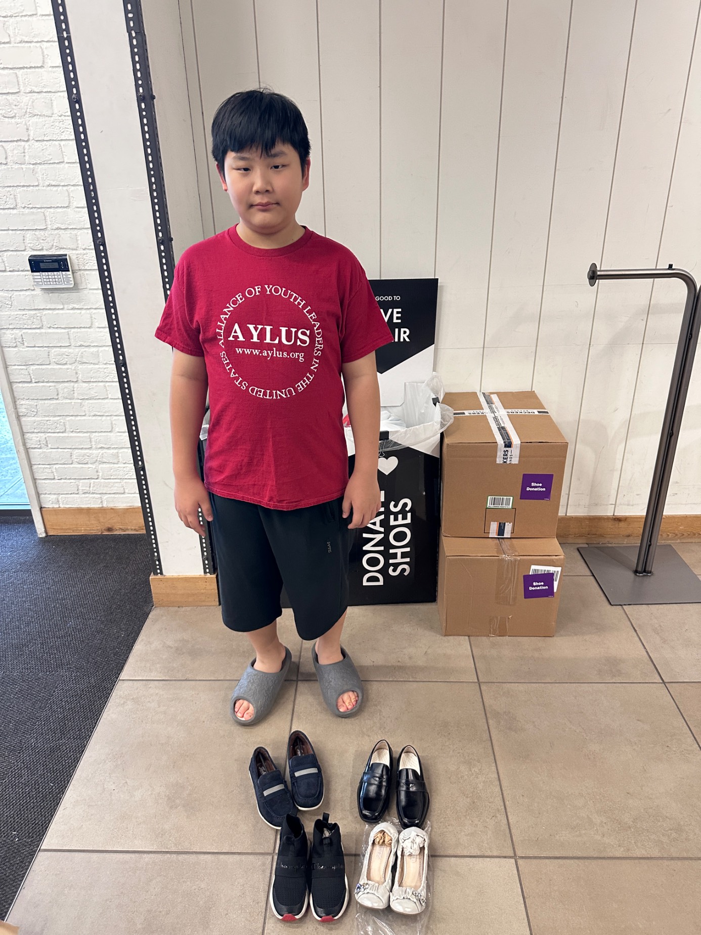 AYLUS Scottsdale Branch Volunteers at Sole4Souls Shoes Donations on Aug 31, 2026