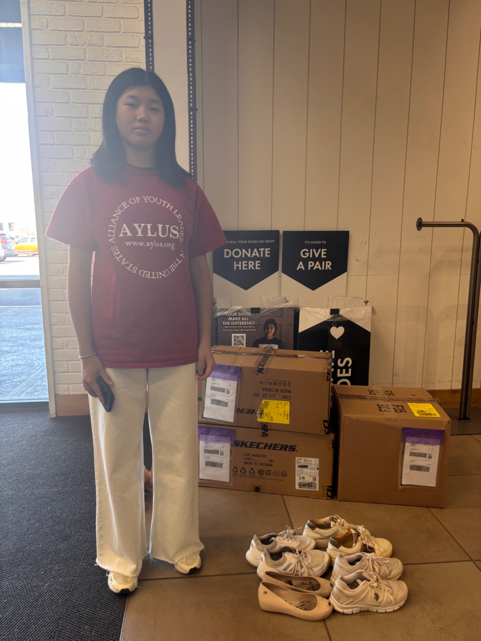 AYLUS Scottsdale Branch Volunteers at Sole4Souls Shoes Donations on Aug 31, 2026