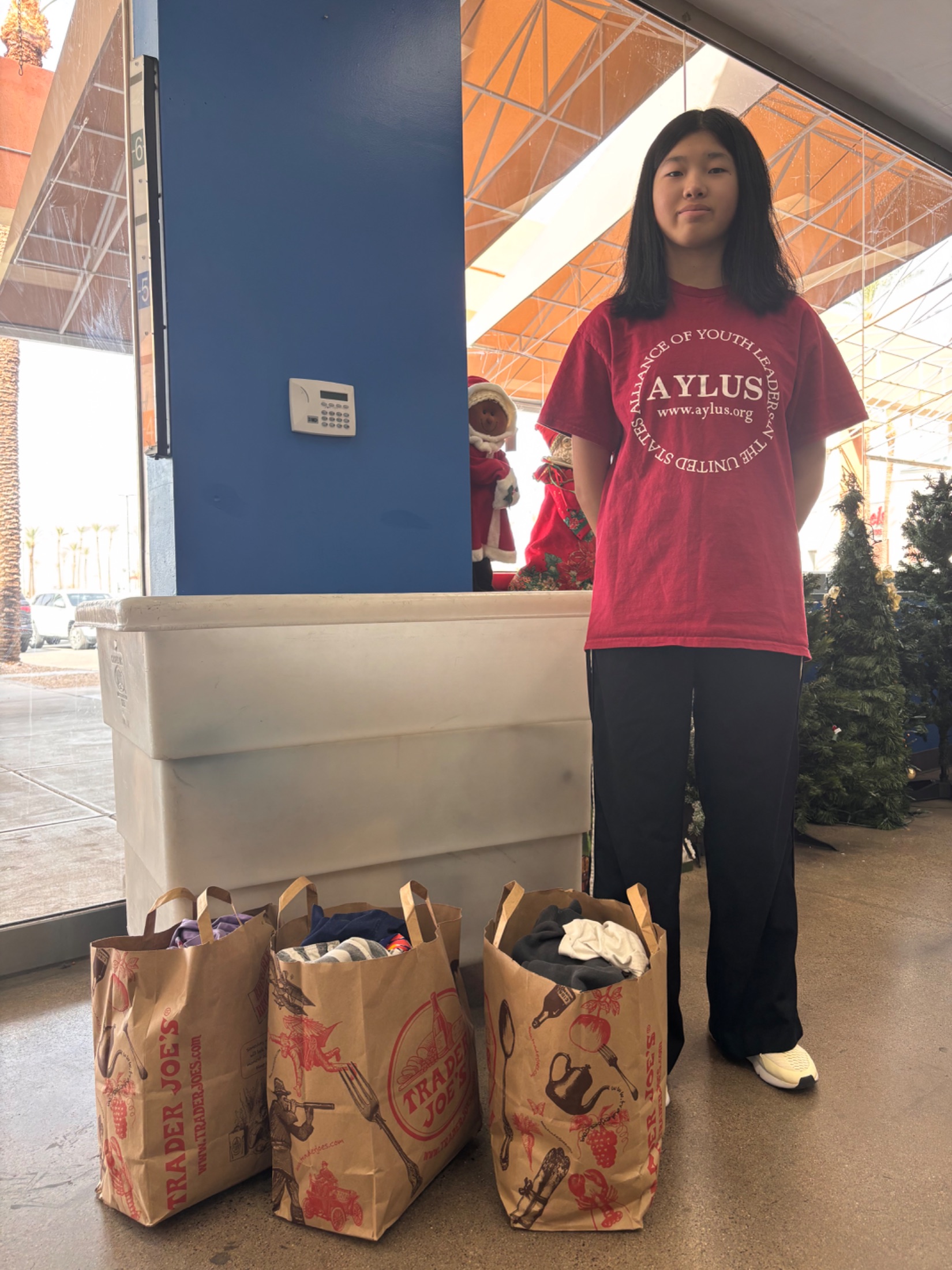 AYLUS Scottsdale Branch Volunteers at Summer clothes donation on Jul 1, 2026