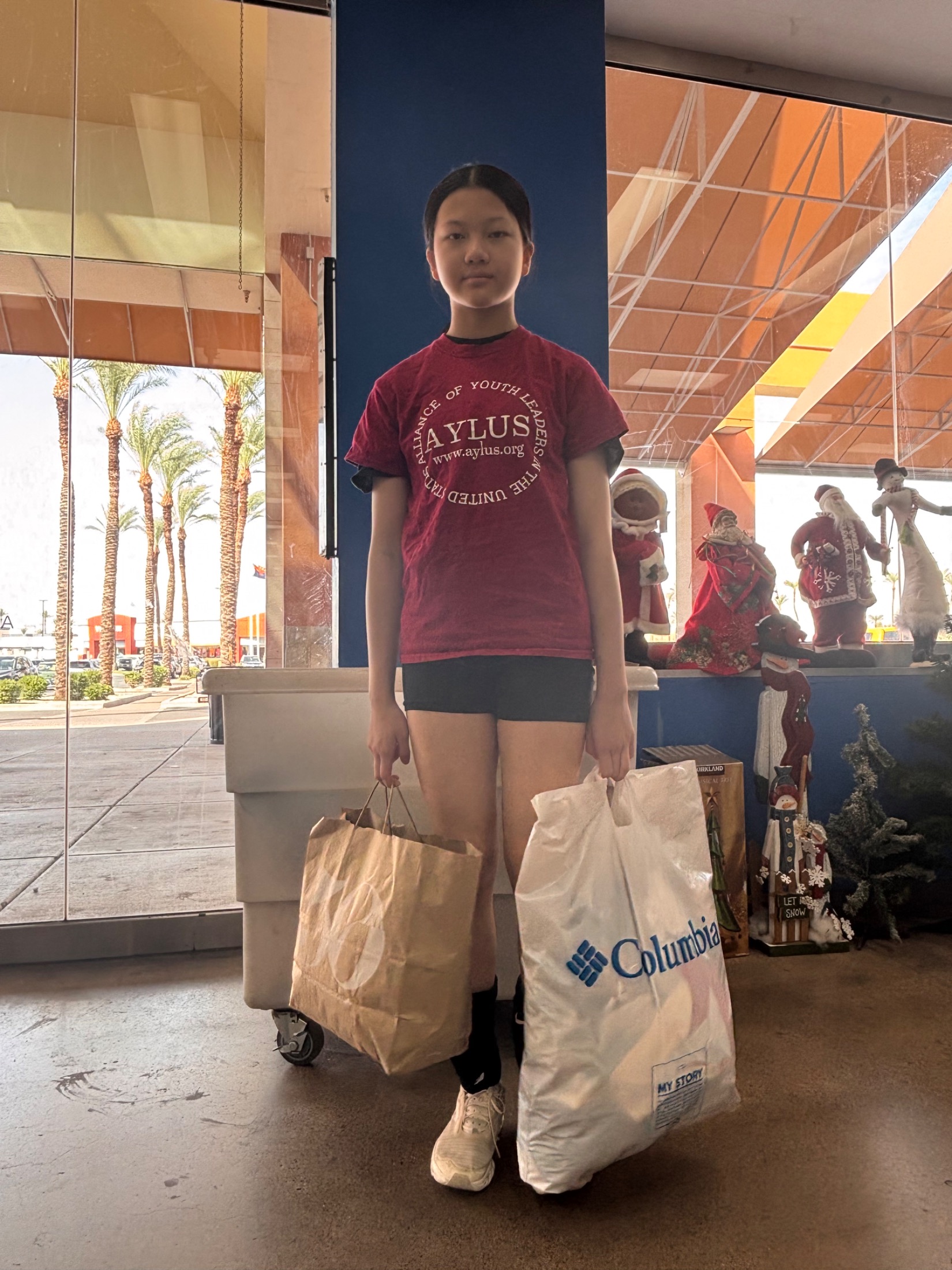 AYLUS Scottsdale Branch Volunteers at Summer clothes donation on Jul 1, 2026