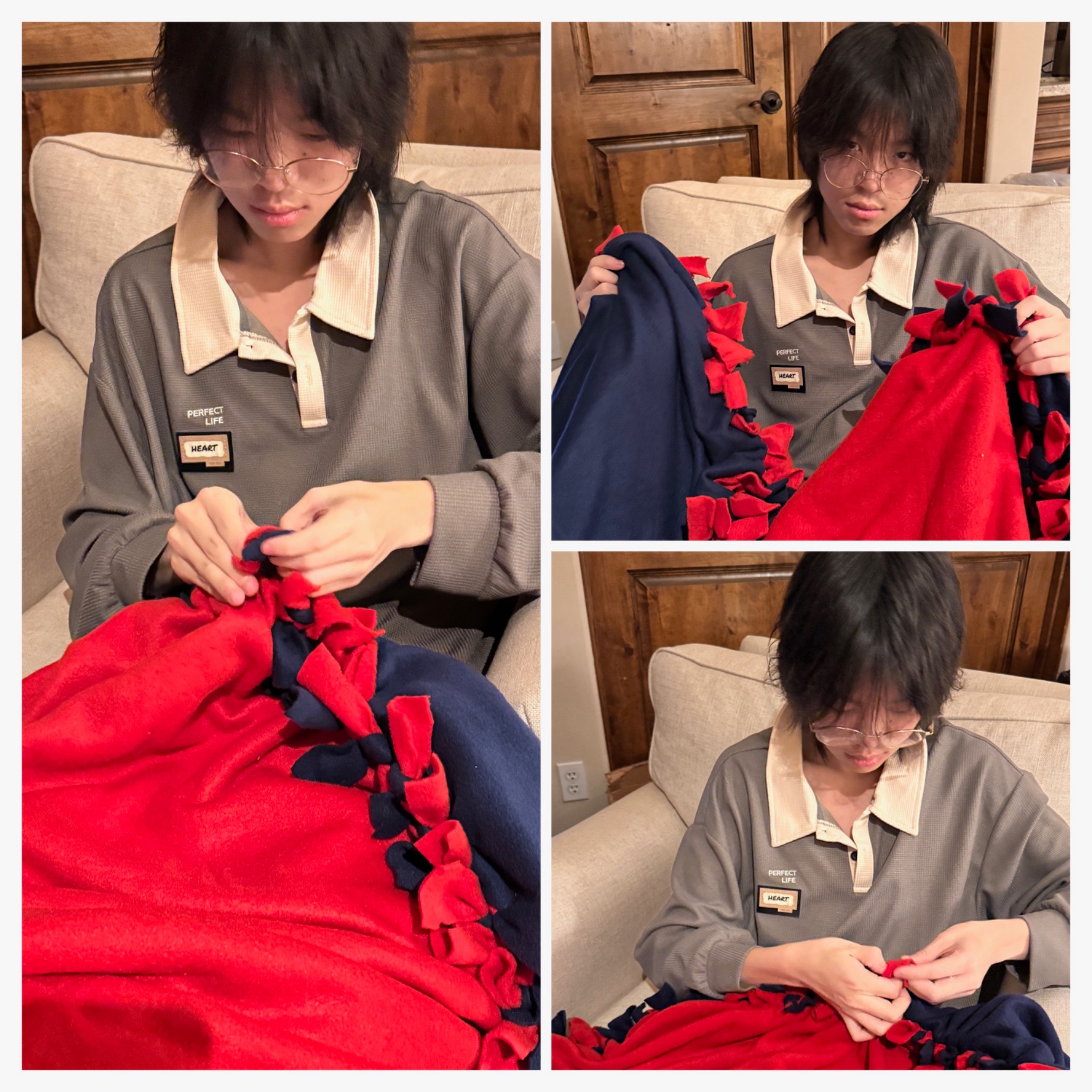 AYLUS Scottsdale Branch Volunteer Completes Three No-Sew Blankets for Phoenix Children’s Hospital